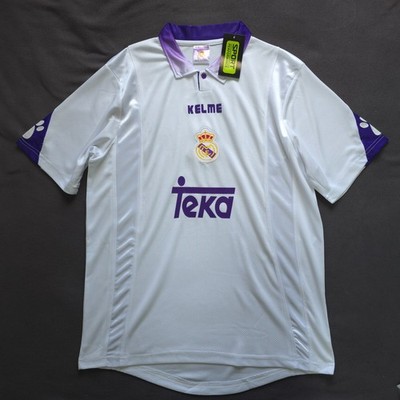 KELME レアル・マドリード　長袖　ユニフォーム　紫　97-98 Real Madrid Kelme 1997/98 Home Jersey | eBay