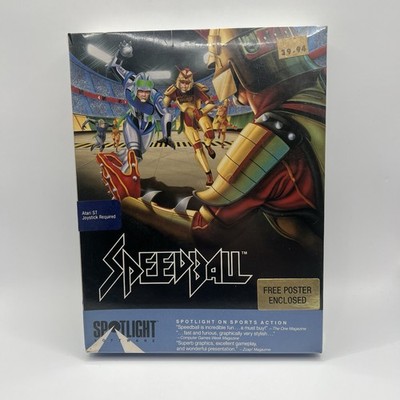 Speedball Atari ST Sealed NOS Spotlight Software Cinemaware RARE NTSC