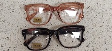 Nicole Miller Readers Brown Frames Lot of 2 1.50 Used Very Nice
