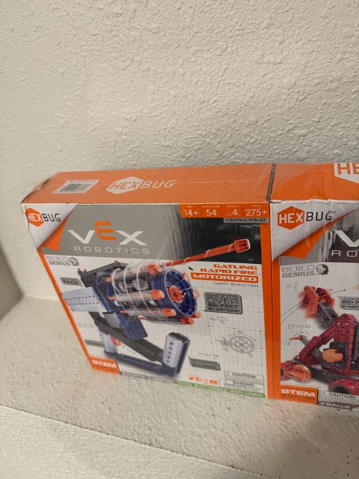Vex Robotics Lot of 3 Gatling Rapid Fire, Catapult & Crossbow Launcher Hex Bug - Image 3 of 4