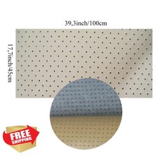 Leather Repair Patch Beige, Perforated Adhesive, Furniture Couch Car Seats