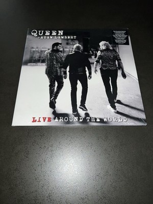 Live Around The World von Queen + Adam Lambert Vinyl LP Neu Versiegelt
