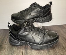    Nike Air Monarch IV Men  s 10.5 Wide D Dad Shoes Triple Black Lace-Up Sneaker