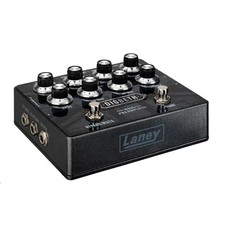 Laney - Digbeth DB-PRE Bass Guitar Preamp Pedal, 3 Band EQ, FET and Tube with Bl