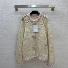 2025 winter hot sales runway show embroidery sweater coat  SML