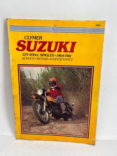 Clymer Suzuki 125-400cc Manual 1964-1981
