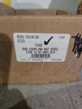 5/16"-18 x 1-3/4" STEEL ZINC Rod Coupling Hex Long Nuts