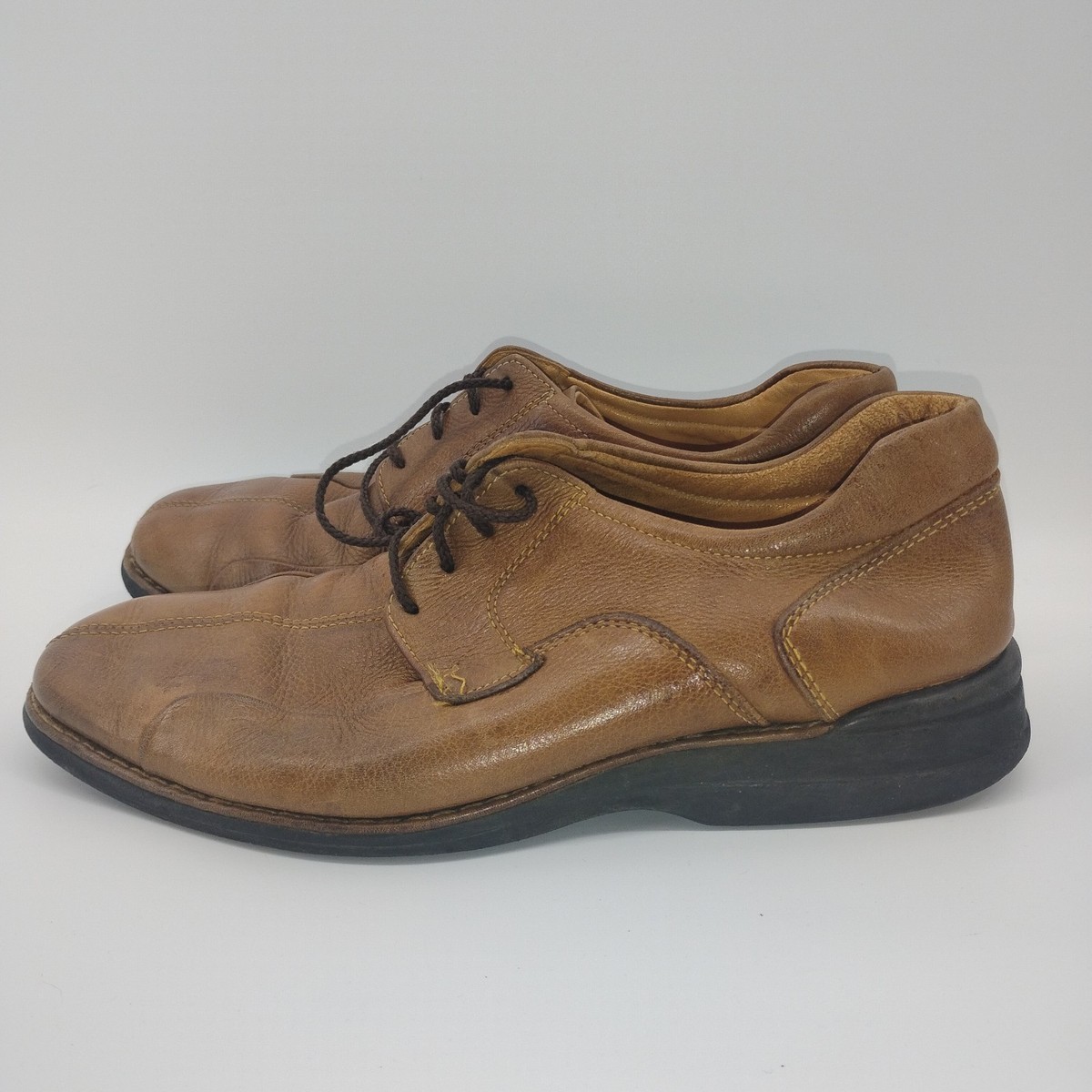 Johnston And Murphy Brown Sheepskin Lace Up Oxfords Men\'s Size 8.5M New Classic Johnston & Murphy Men main image 3