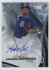 2017 Bowman Platinum Top Prospects Auto Anderson Espinoza #TPA-AE Auto 0jd0