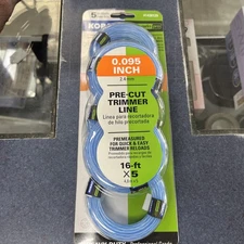Kobalt / Greenworks Pro Trimmer Refills 1438129 Line 0.095" 16ft x 5 rolls