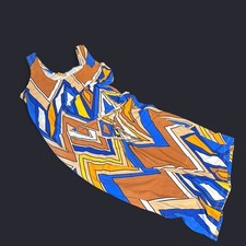 Jolie & Joy Women's Bodycon Mini Dress Size S Geometric Print Short Sleeve