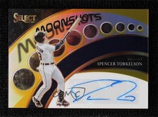 2021 Select Moon Shots Signatures Gold Prizm 8/10 Spencer Torkelson Auto 4t6