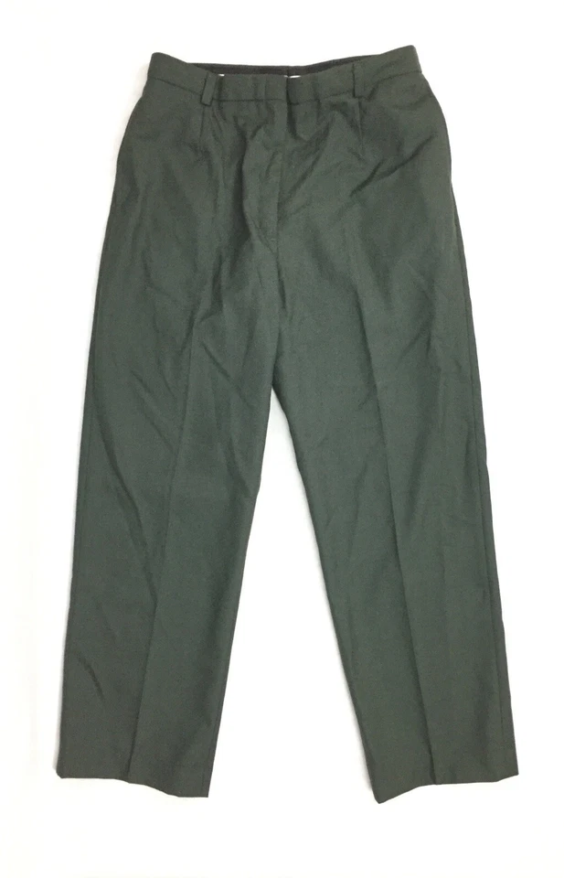 Pantalones DPSC Ejército de los Estados Unidos Militar Mezcla de Lana - Para Mujer Talla 14MR - Verde - Lote de 2 Foto 2 de 4
