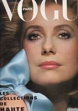 VOGUE PARIS 1984 CATHERINE DENEUVE JOAN SEVERANCE RENEE SIMONSEN GUY BOURDIN