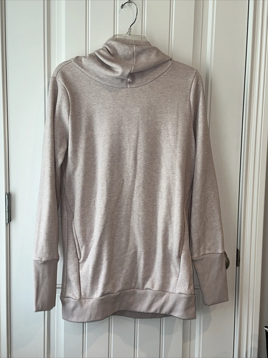 Fabletics Women s Long Sleeve Zaylee Fleece Cowl Neck Hoodie. Sz Large