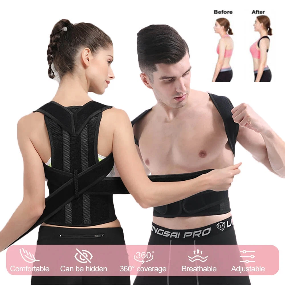 Adjustable Posture Corrector Corset Back Brace Support Shoulder  Straightener UK