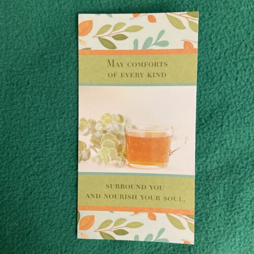 Leanin’ Tree Get Well Greeting Card “May Comforts Of Every Kind Surround…”