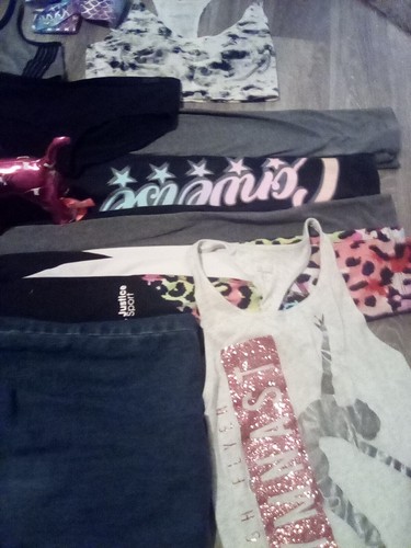 Justice lot 12/13 24 pieces BACKPACK/SWIMSUIT/LEGGINGS/SHORTS OFFERS WELCOME - Picture 3 of 8