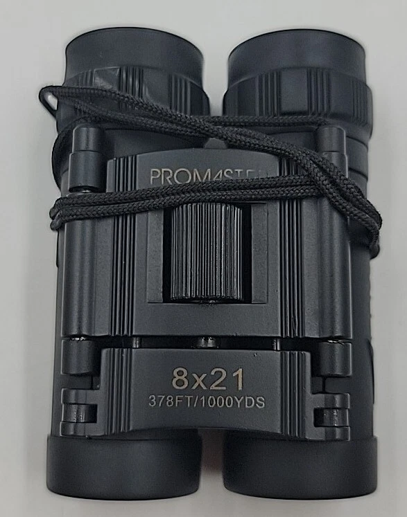 Promaster 8x21 Compact Roof Prism Binoculars With Case VG Condition - Image 4 of 4