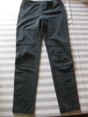 Hosen Leggings Gr. 134 bis 140 Kinder Antrazith Pepperts! im Kniebereich Muster