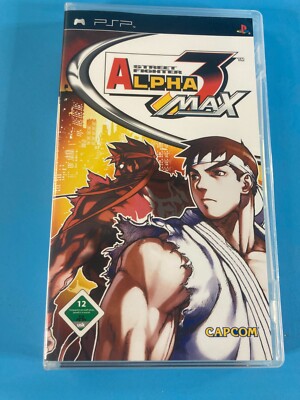 Street Fighter Alpha 3 MAX (Sony PSP, 2006) Spiel Game inklusive Anleitung