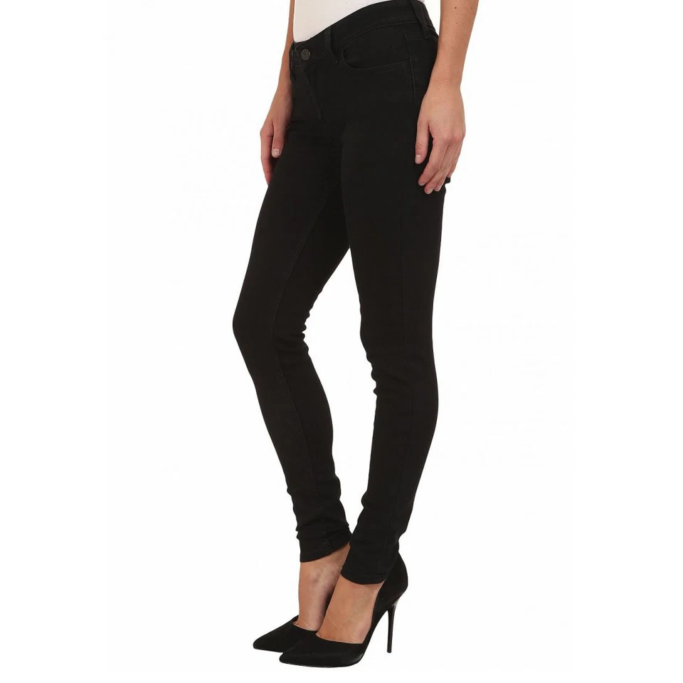 Levi Strauss Womens 535 soft black super skinny ultra stretch jean leggings Z4BK - Image 2 of 3