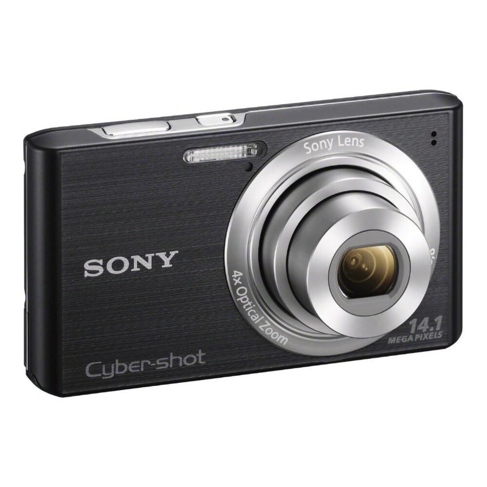 Black Sony Cyber Shot DSC-W610 14.1MP 4.0x Optical Zoom CCD