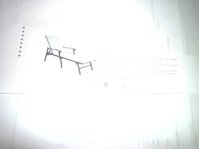 Crestlive Products Outdoor Chaise Lounge Chair Beige Metal