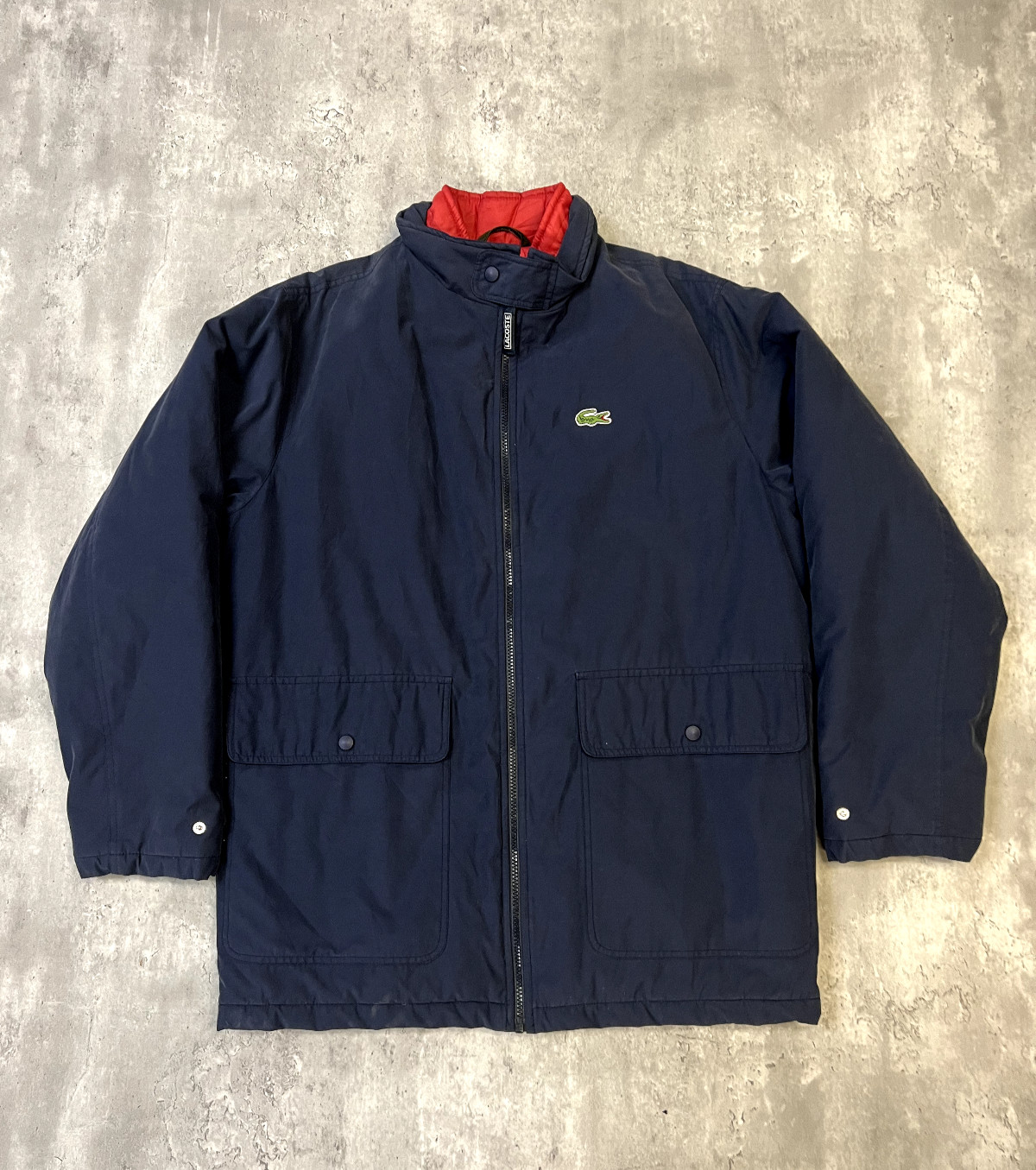 Chaqueta De Colección Izod Lacoste Forrada Cocodrilo Para Hombre L