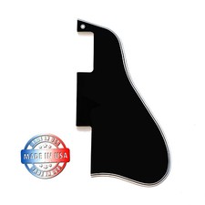 Black 5 Ply Wide Bevel Pickguard for Short Style Gibson ES-335 Made In USA By WD