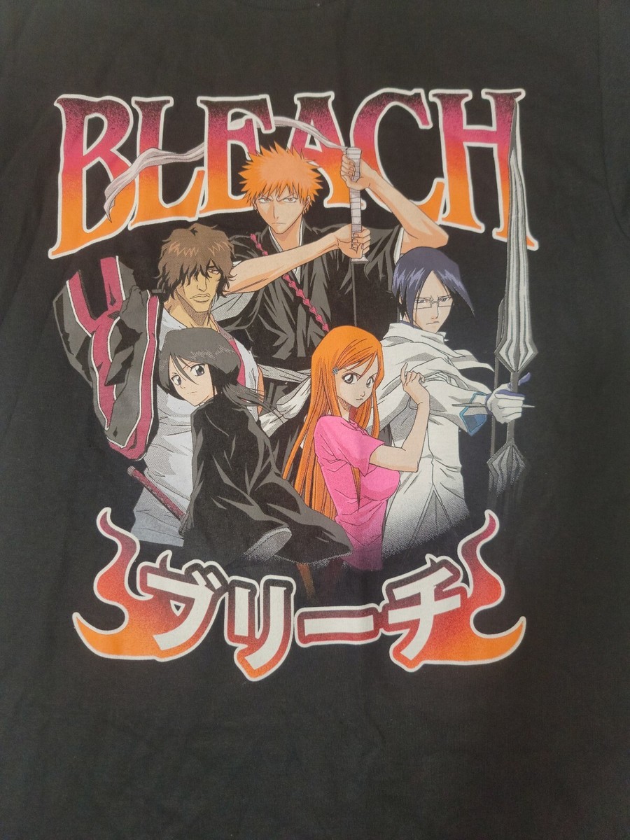 Bleach Anime Shirt Adult Size S Small Black Shonen Jump Ichigo | eBay