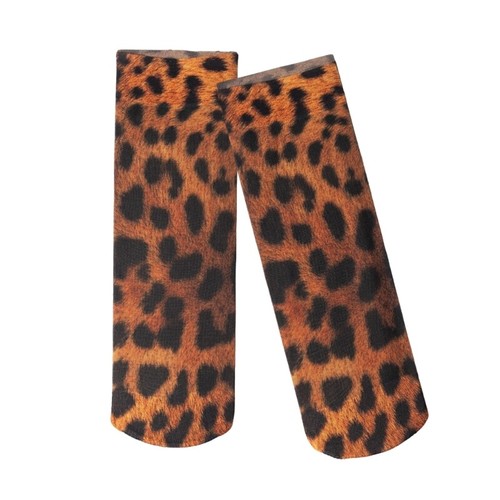 Leopard Patterned Short Ankle Socks for Daily Use Summer Ultrathin Silk Hosiery - Picture 10 of 12