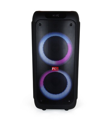 portable party speakers Bluetooth light RGB dual 8 inch 60W recharged