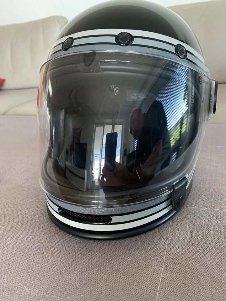 Bell Bullitt Harley Davidson Motorrad Helm - Bild 4 von 4