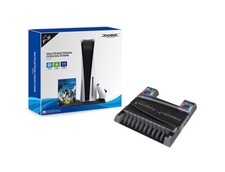 Multi-function Cooling Stand With Game Disc Storage For PS5 both versions