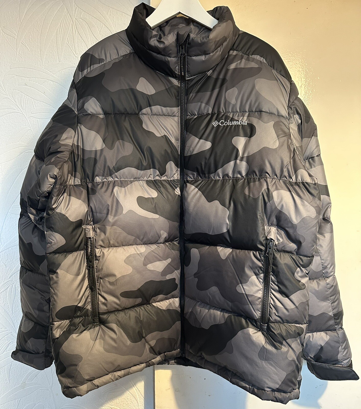 Columbia Pike Lake Jacket  - Grey Camo, Mens Size L. RRP £200