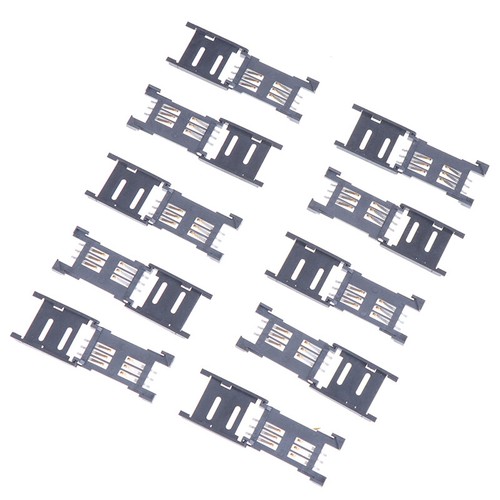 10PCS SIM Card Holder 6PIN Card Socket SIM Card Slot Connector for Phone{ YK - Zdjęcie 6 z 11