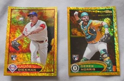 2012 Topps Gold Sparkle Update Baseball Card Pick one