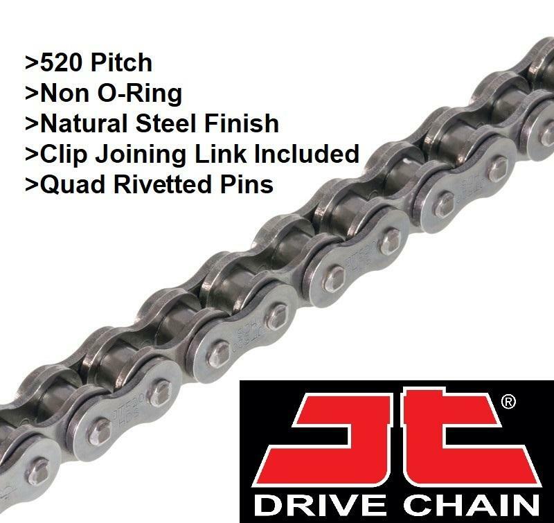 KTM 200 Duke 1214 JT HDS Super Heavy Duty Non ORing Chain + Sprocket