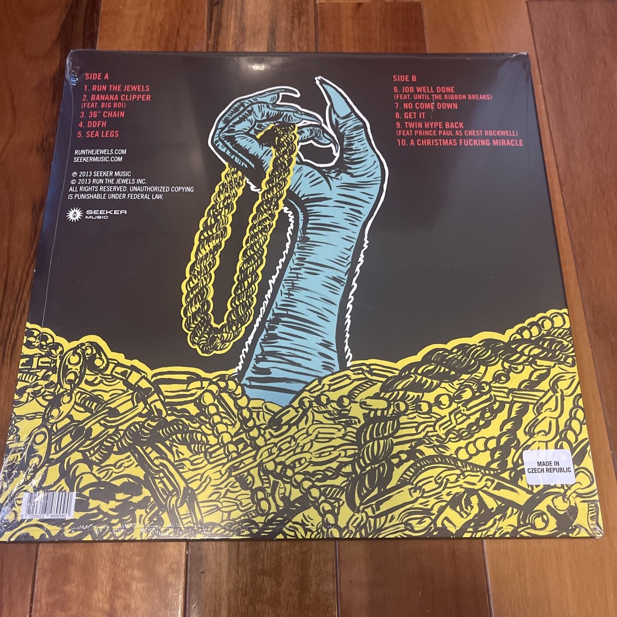 RUN THE JEWELS 1 • Vinyl LP Run the Jewels - Run The Jewels 1 ORANGE Vinyl LP Record