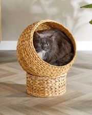 Standing Cat Egg Chair Banana Leaf 47x53cm for Cats Kittens Pets 23524