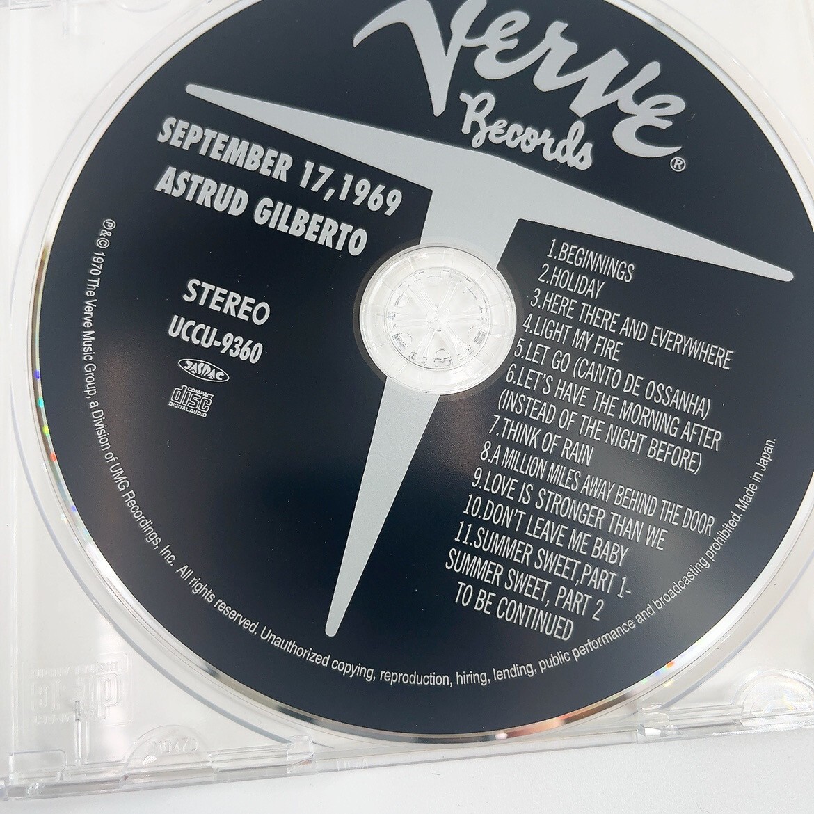 Astrud Gilberto / September 17 1969 レア！ Astrud Gilberto