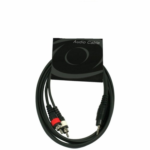 Audio Kabel 3m - 3,5mm Klinke auf 2xCinch - RCA zu Jack Chinch zu AUX Klinke NEU - Bild 10 von 12