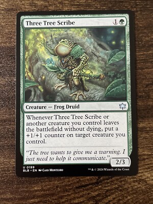 Three Tree Scribe 0199 Bloomburrow BLB MTG Magic The Gathering S3046*