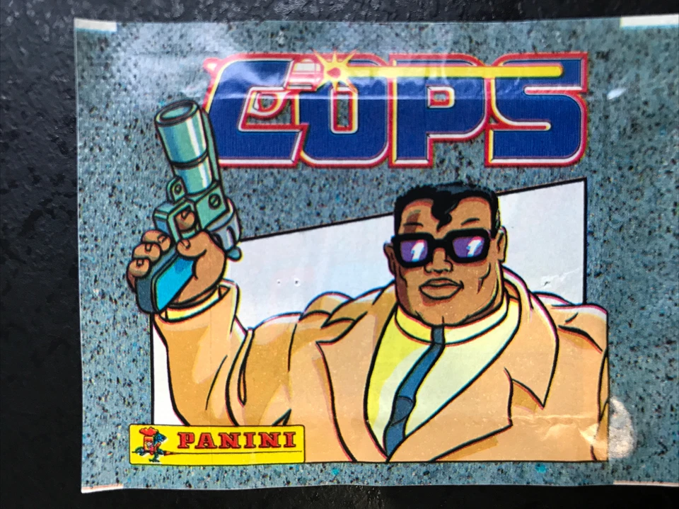 Original pochette bustina packet figurine panini Cops 1989 - Photo 1/2