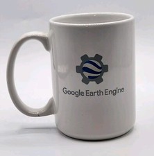Vintage Google Earth Engine Mug Cup Promo Employee Coffee Tea Nerd IT Gift