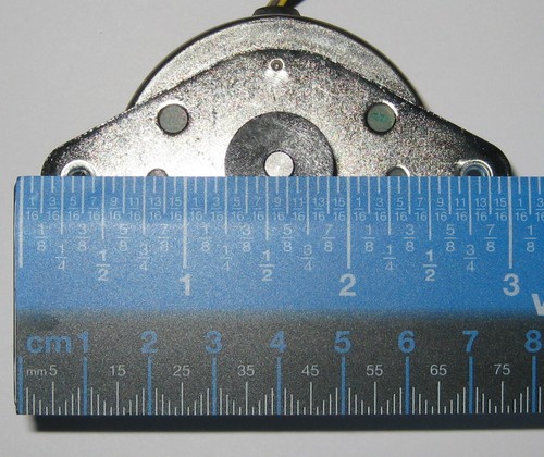 Airpax Stepper Motor - 5V - S57 - 57mm Diameter - Pulley Included - 48 Steps - Picture 5 of 5