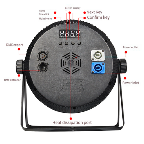 60 LED Par Light RGBW Colorful Stage Light by DMX Sound Activated Control for DJ - Picture 5 of 11