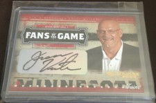 2005 DONRUSS FANS OF THE GAME JESSE VENTURA AUTOGRAPH AUTO NICE 👍