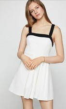 Sleeveless Pleated Flared Dress